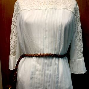 New Karl Lagerfeld without tags white blouse